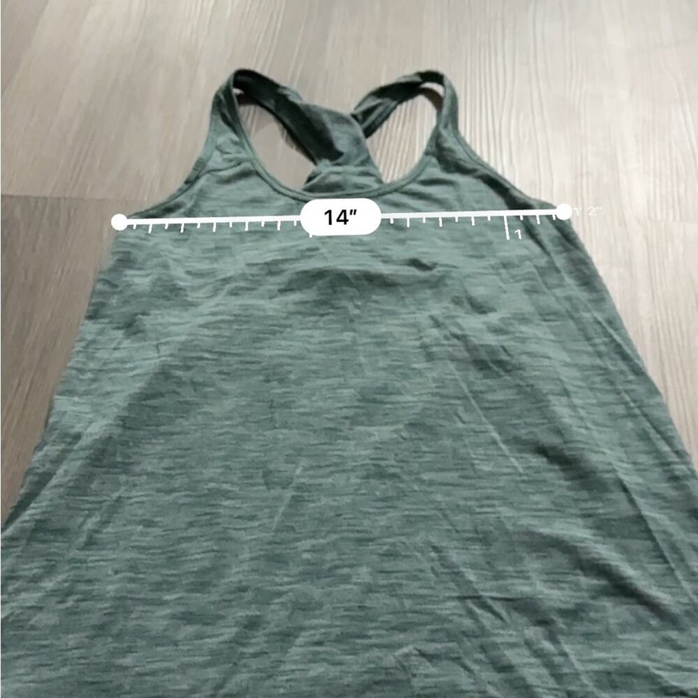 Lululemon Essential Tank in Heathered Deep Green Size S - Picture 8 of 9